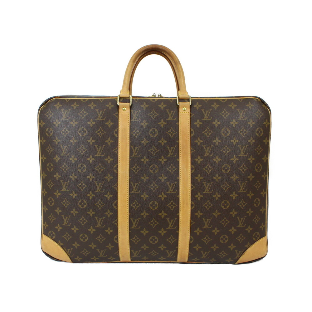 Louis Vuitton handbag canvas travel bag brown Sirius Monogram